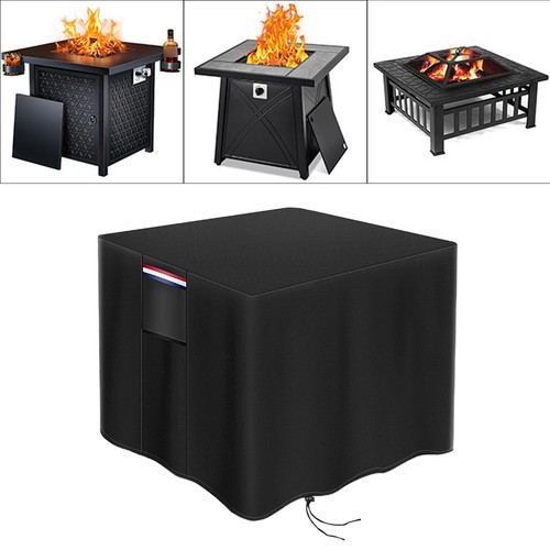 Waterproof fire pit cover - fire,