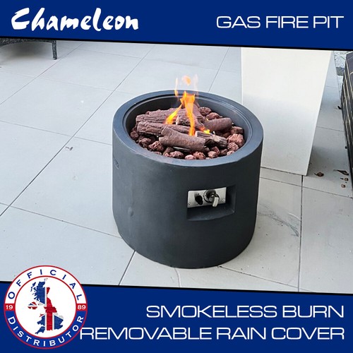 Gas fire pit - outdoor, premium