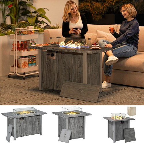Propane gas fire pit table - gas,