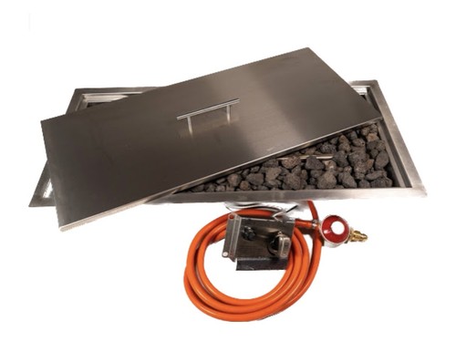 Large gas fire - large,