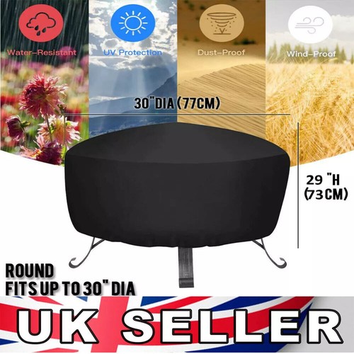Waterproof fire pit - fire, cover