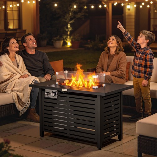 Propane gas fire - pit, table