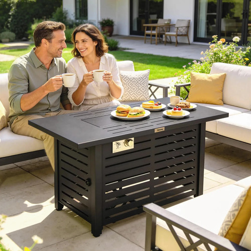 Propane gas fire pit table - pit,